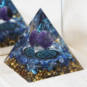 Orgonite Améthyste et Lapis lazuli