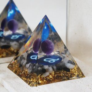 Orgonite Améthyste et Pierre de lune