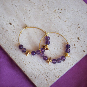 Boucles d'oreilles créoles - Collection Emma