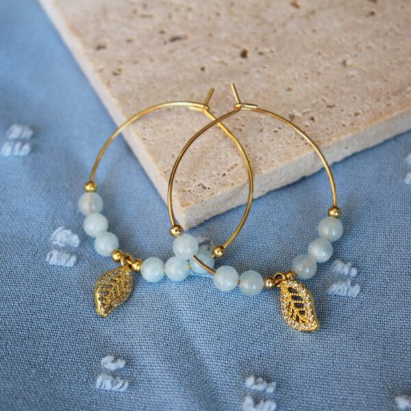 Boucles d'oreilles créoles - Collection Lyna
