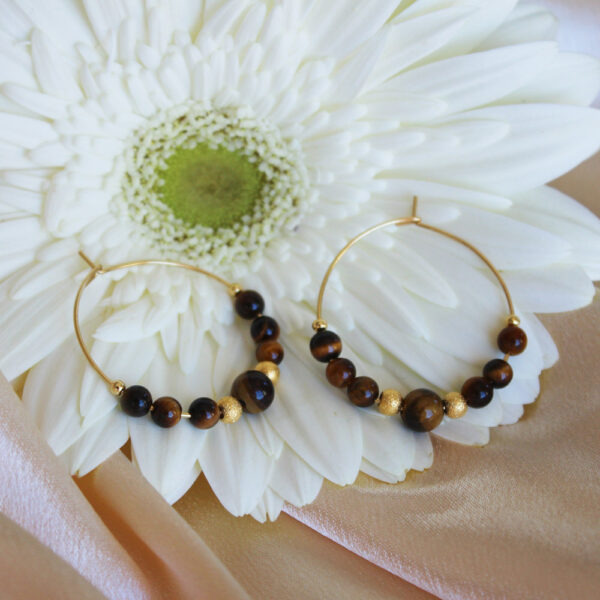Boucles d'oreilles créoles - Collection Mia – Image 4