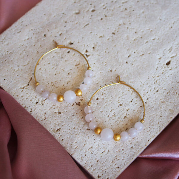Boucles d'oreilles créoles - Collection Mia – Image 8