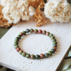Bracelets unakite (lot de 2)