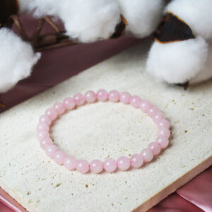 Bracelets quartz rose (lot de 2)