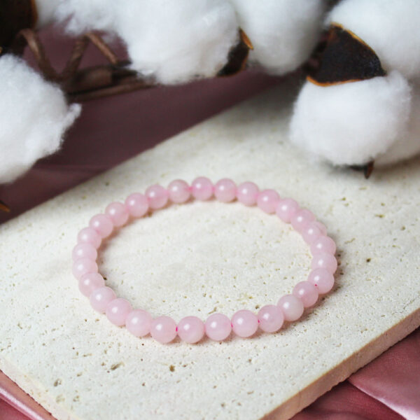 Bracelets quartz rose (lot de 2)