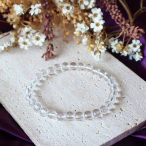 Bracelets Cristal de roche (lot de 2)