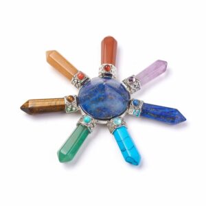 Lot de 3 Générateurs d'énergie 7 chakras - Lapis lazuli