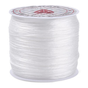 Fil élastique transparent en spandex pour création de bijoux