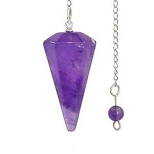 Lot de 3 pendules en améthyste